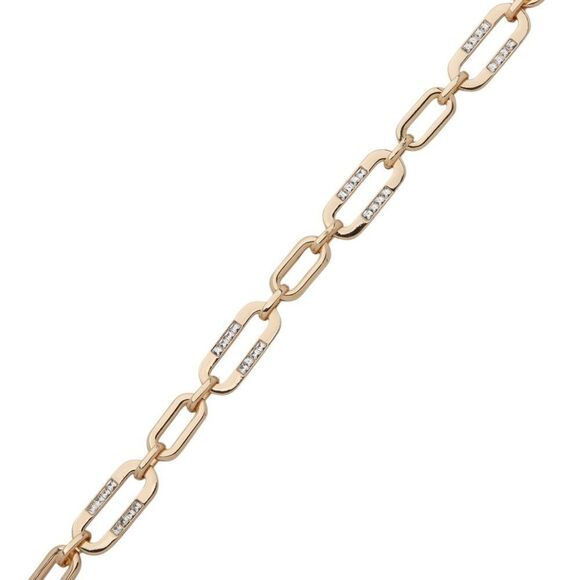 Anne Klein Gold Chain Link Bracelet - Picture 1 of 3